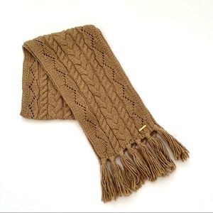 NWT Michael Kors Pointelle Cable Knit Scarf 🧣